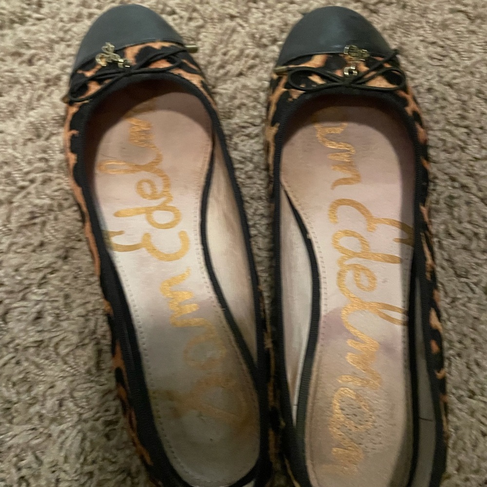 Sam Edelman cheetah print flats